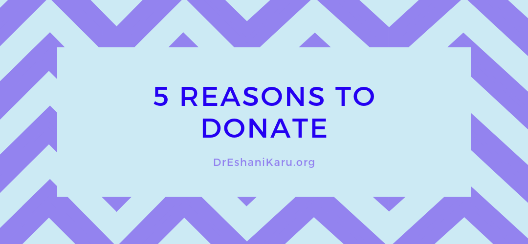 5 Reasons to Donate