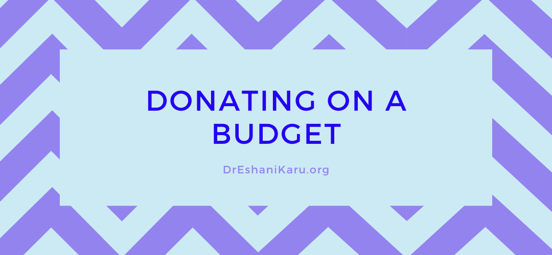 Donating on a Budget